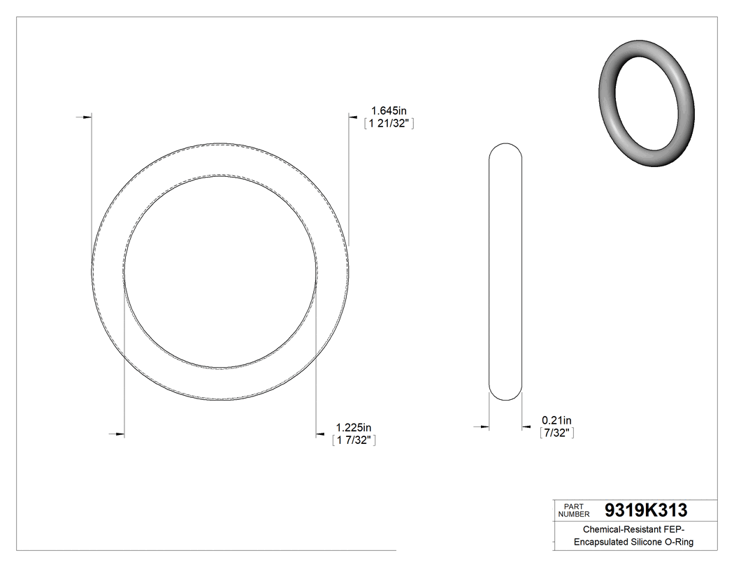 Technical drawing - 9319K313
